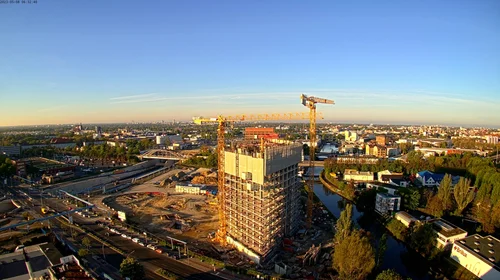 Bouwcamera documenteert nieuw hotelgebouw