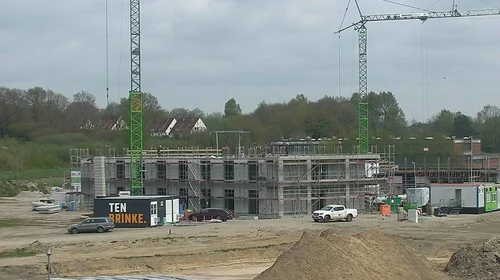 Multigeneratiewoningen vastgelegd met bouwwebcam